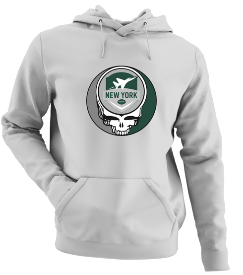 New York Football - Premium Grateful Dead Hoodie - Sport Grey - 9
