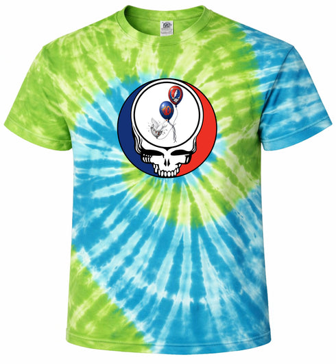 1673 - Custom Stealie Tie-Dye