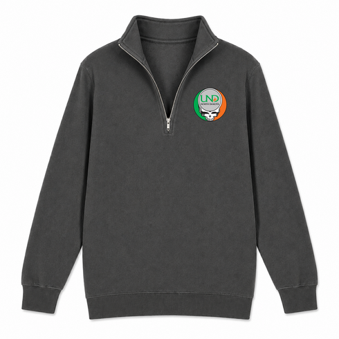 University of North Dakota - Premium Grateful Dead Quarter-Zip Pullover - Charcoal - 6