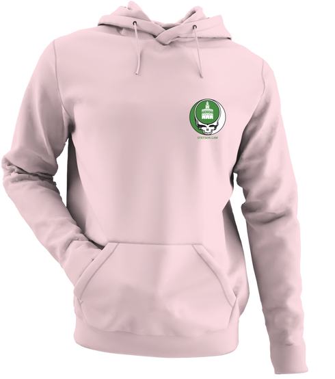 Stetson Law - Premium Grateful Dead Left Chest Hoodie - Light Pink - 4
