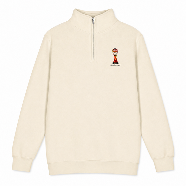 German FIFA World Cup - Premium Grateful Dead Quarter-Zip Pullover - Sand - 1