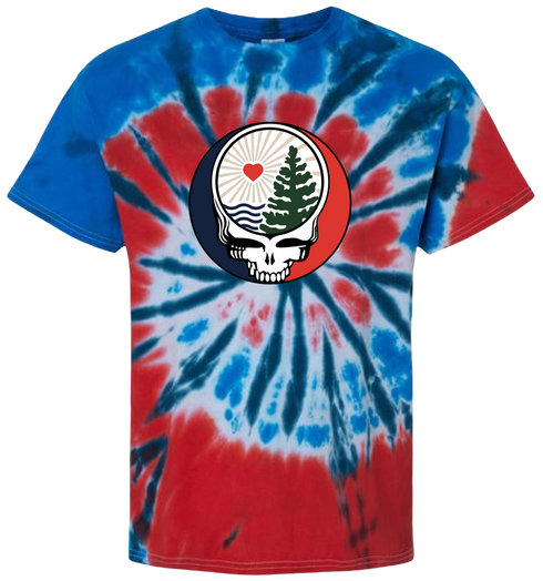 1435 - Custom Stealie Tie-Dye
