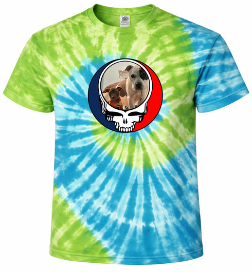 1736 - Custom Stealie Tie-Dye