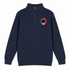 America 250 Iwojima Stealie - Life is dead.® - Premium Grateful Dead Quarter-Zip Pullover - Navy - 3