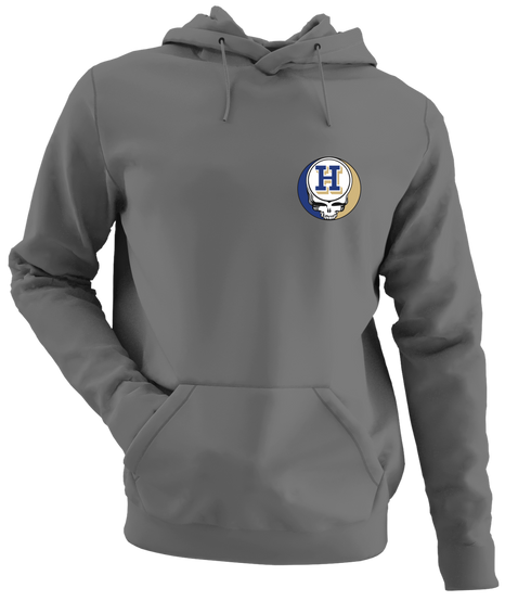 Hamilton - Premium Grateful Dead Left Chest Hoodie - Charcoal
