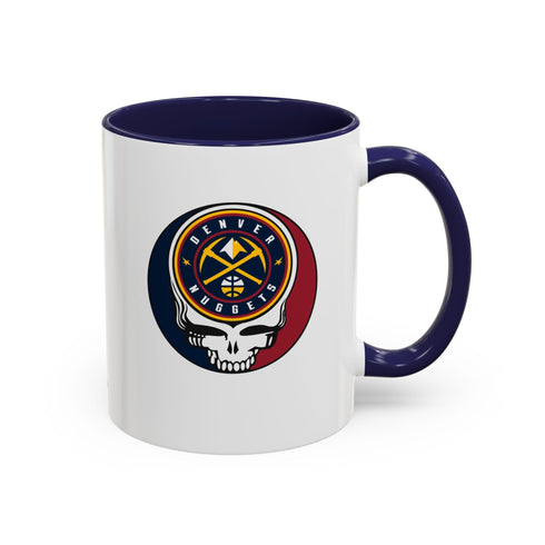 Grateful Dead - Denver Nuggets Grateful Dead Stealie Coffee Mug (11oz or 15oz) - StealieShop