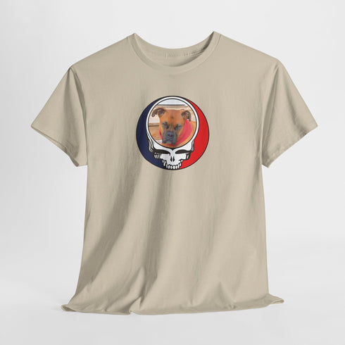 Custom Dog Stealie Unisex Grateful Dead T-Shirt (131)