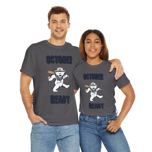 Yankees Playoffs - October Ready Grateful Dead Tshirt - MLB - StealieShop