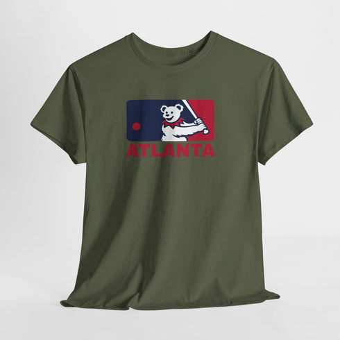Atlanta Braves Dancing Bear MLB Logo Unisex Grateful Dead T-Shirt