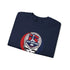 Grateful Dead - New England Patriots Grateful Dead Stealie Crewneck Sweatshirt - NFL - StealieShop