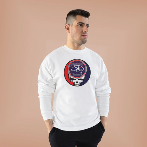 Grateful Dead - Miller Place Wrestling Stealie Unisex Crewneck Sweatshirt - StealieShop