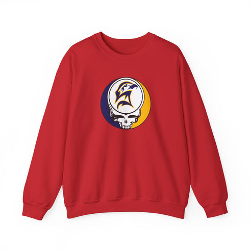 Custom Seahawk Stealie Crewneck Sweatshirt