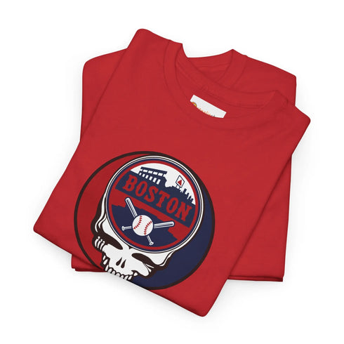 Grateful Dead - Boston Red Sox Grateful Dead Steal Your Face T-Shirt - StealieShop