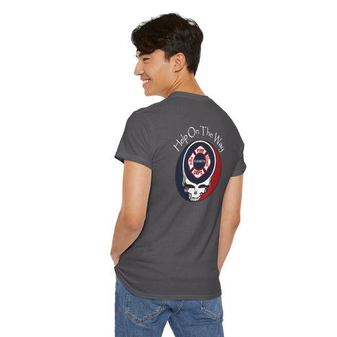 Elizabeth Fire Department Grateful Dead T-Shirt StealieShop