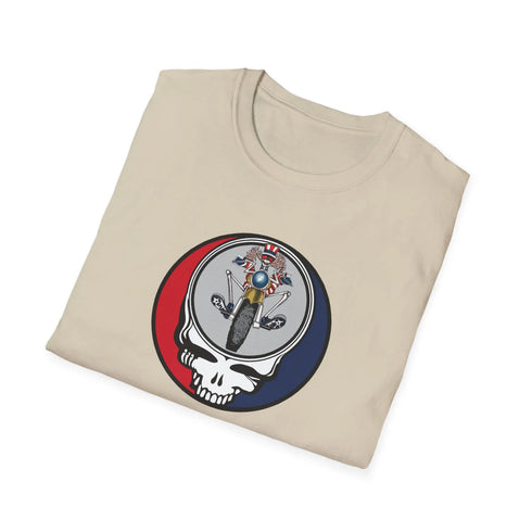 Grateful Dead - Psychle Sam Stealie Grateful Dead T-Shirt - StealieShop