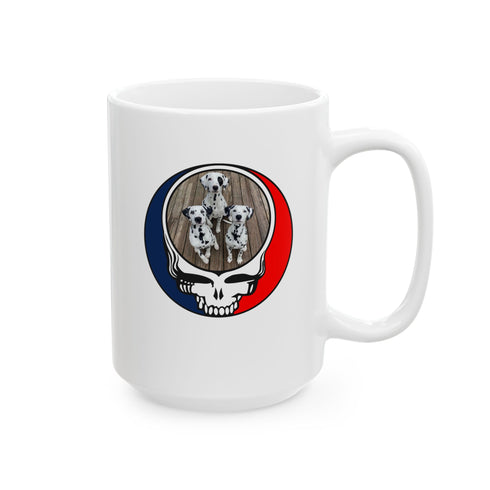 Custom Dog 15oz Ceramic Mug (104)