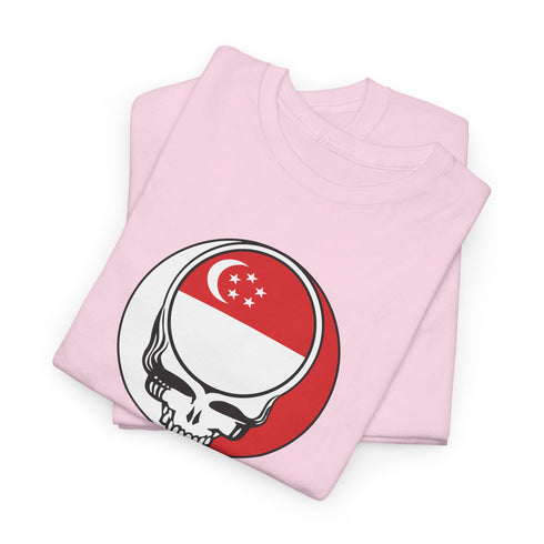 Singapore Flag Stealie Unisex Grateful Dead T-Shirt