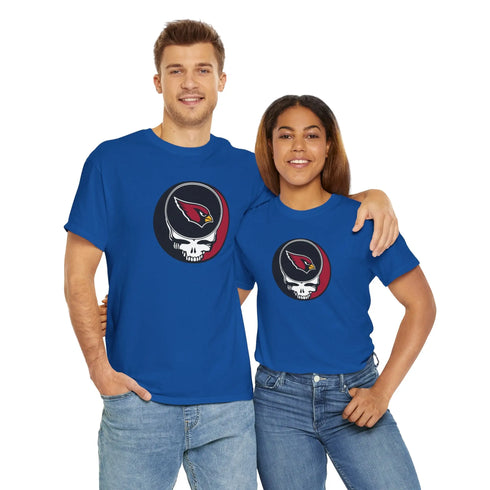 Grateful Dead - Arizona Cardinals Grateful Dead Steal Your Face T-Shirt - NFL - StealieShop