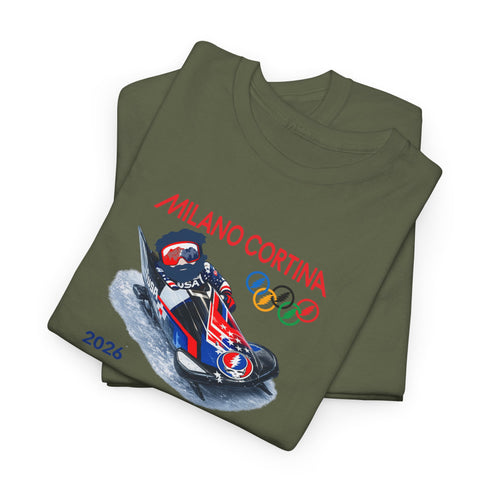 Bobsleddin' Jerry 2026 Olympics Grateful Dead T-Shirt