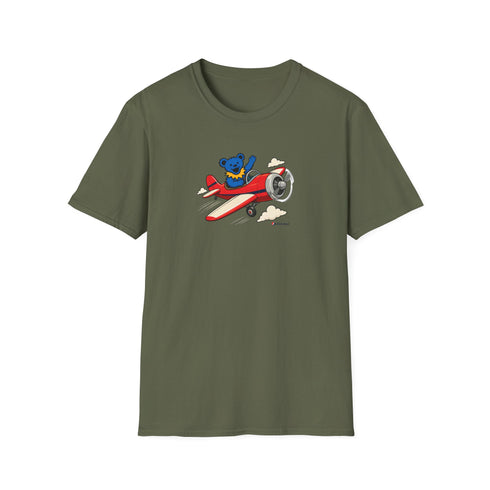 Flyin' Bear - Life is dead. Grateful Dead T-Shirt