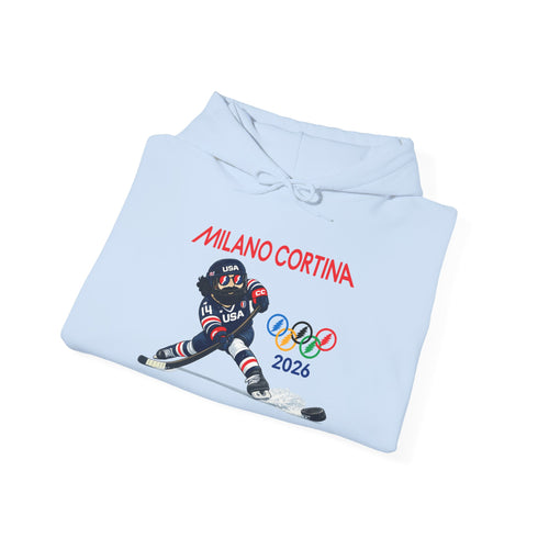 'Slapshot Jerry' 2026 Milano Cortina Olympics Unisex Heavy Blend Hoodie