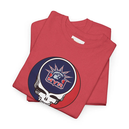 Grateful Dead - New York Rangers Grateful Dead Steal Your Face T-Shirt - NHL - StealieShop