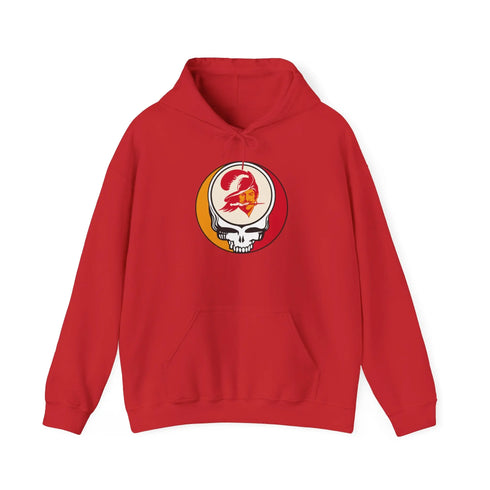 Grateful Dead - Tampa Bay Bucaneers Stealie Grateful Dead Hooded Sweatshirt - NFL - StealieShop