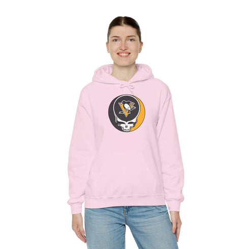 Pittsburgh Penguins Grateful Dead Unisex Heavy Blend Hoodie StealieShop