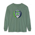 Seattle Seahawks Logo Stealie Vineyard Collection Unisex Garment-Dyed Long Sleeve
