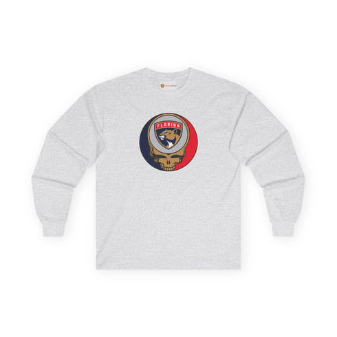 Florida Panthers Grateful Dead Long Sleeve Tee StealieShop