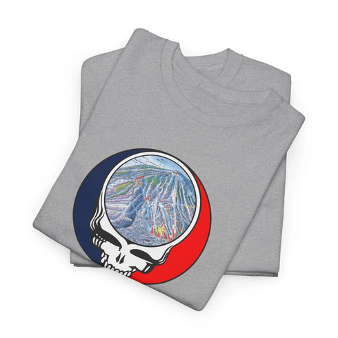 Stratton Trail Map Stealie Grateful Dead T-Shirt