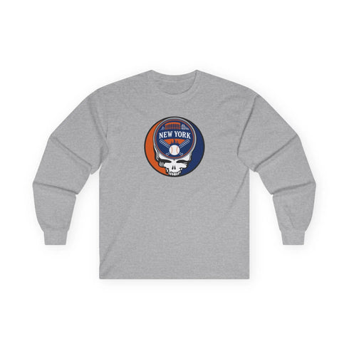 Grateful Dead - New York Mets Grateful Dead Long Sleeve Tee - MLB - StealieShop