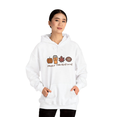 Life is dead. Happy Thanksgiving Unisex Heavy Blend Hoodie