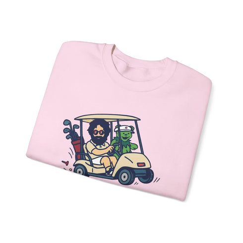 Grateful Dead - Joy Ridin' Jerry and The Bear | Life is dead. Crewneck Sweatshirt - StealieShop