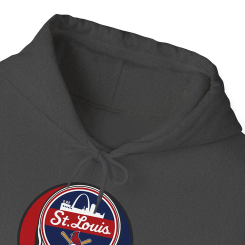 Grateful Dead - St. Louis Baseball Grateful Dead Unisex Heavy Blend Hoodie - MLB - StealieShop