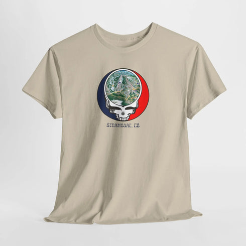 Steamboat Trail Map Stealie Grateful Dead T-Shirt