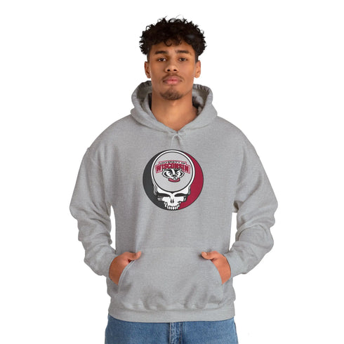 University of Wisconsin Grateful Dead Unisex Heavy Blend Hoodie StealieShop