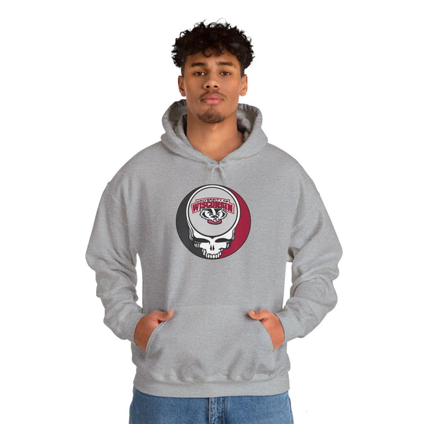 University of Wisconsin Grateful Dead Unisex Heavy Blend Hoodie StealieShop