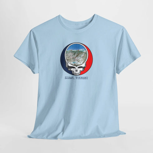 Stowe Trail Map Stealie Grateful Dead T-Shirt