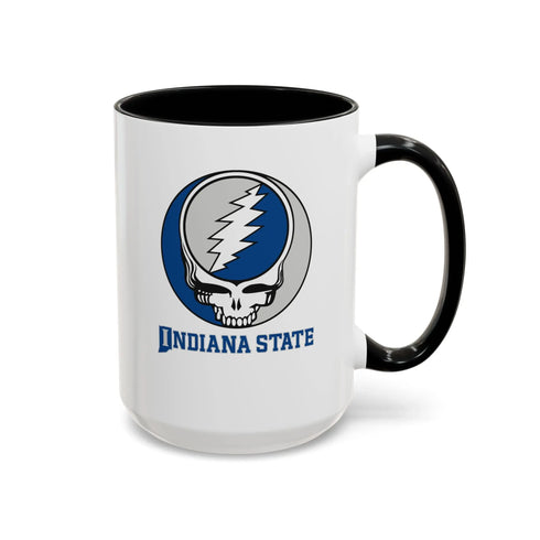Indiana State University Grateful Dead Stealie Coffee Mug (11oz or 15oz) - StealieShop