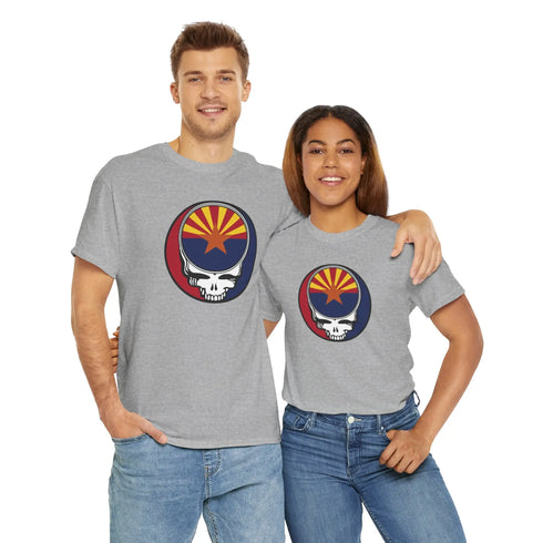 Grateful Dead - Arizona State Flag Stealie Grateful Dead T-Shirt - StealieShop