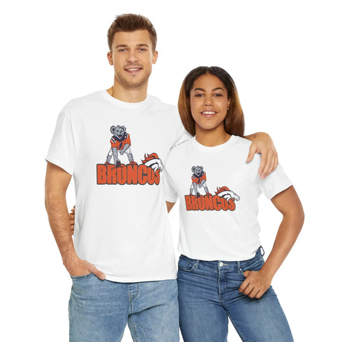 Denver Broncos Dancing Bear Grateful Dead T-Shirt - NFL StealieShop