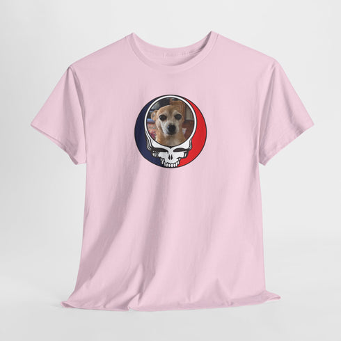 Custom Dog Stealie Unisex Grateful Dead T-Shirt (76)