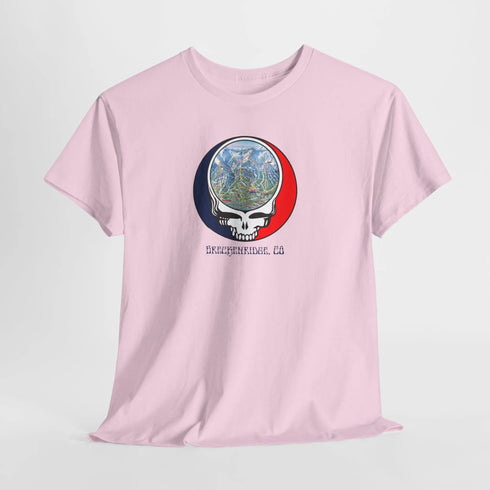 Breckenridge Trail Map Stealie Grateful Dead T-Shirt