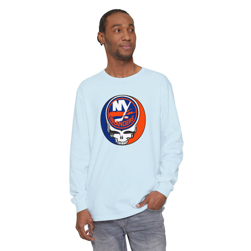 New York Islanders Vineyard Collection Unisex Garment-Dyed Long Sleeve T-Shirt