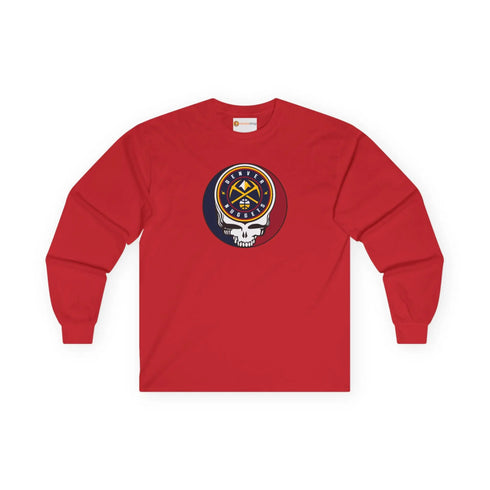 Denver Nuggets Grateful Dead Long Sleeve Tee - NBA StealieShop