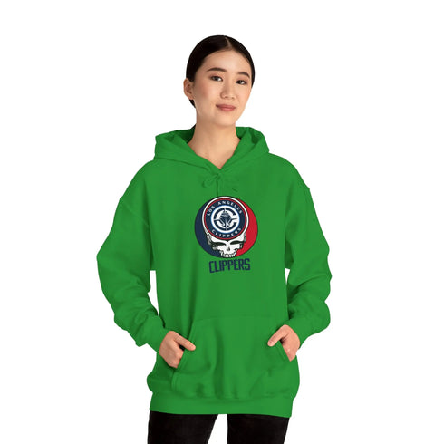 Los Angeles Clipper Grateful Dead Steal Your Face Unisex Hoodie - NBA StealieShop