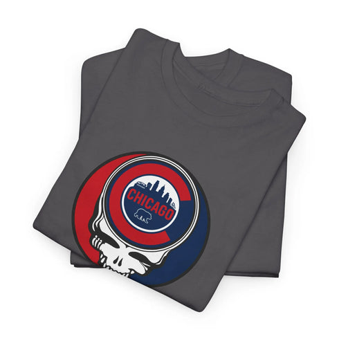 Grateful Dead - Chicago Cubs Grateful Dead Steal Your Face T-Shirt - MLB - StealieShop