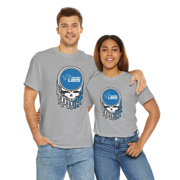 Detroit Lions Grateful Dead Tshirt StealieShop