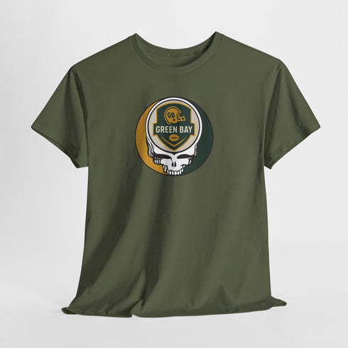 Green Bay Football Stealie T-Shirt - Gridiron Collection